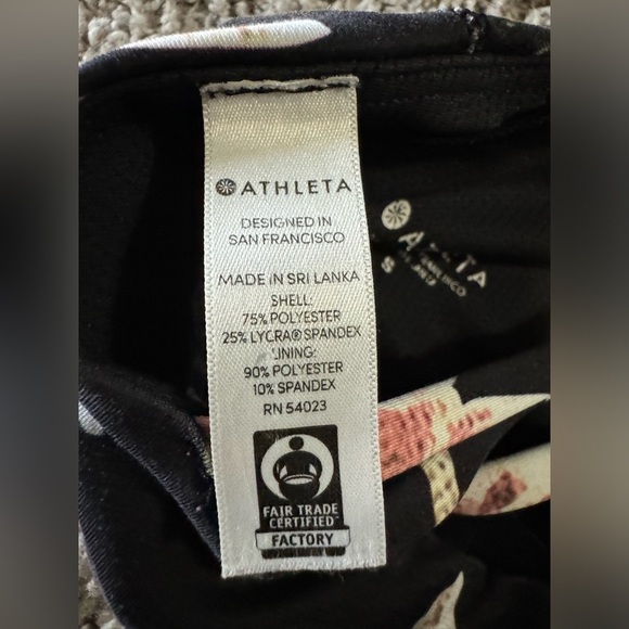 Athleta Hyper Focused Floral Print Bra In Powervita - Picture 5 of 5